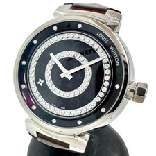 Relógios Louis Vuitton Tambour Diamond GM Q111C aço inoxidável/couro patenteado... comprar usado  Enviando para Brazil