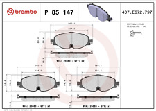 Brembo jeu plaquettes d'occasion  Mirecourt