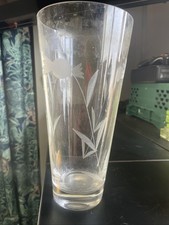 Vintage etched glass for sale  WESTON-SUPER-MARE