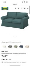 Uppland cover loveseat for sale  Yorktown