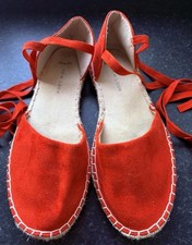 ribbon tie shoes for sale  DAGENHAM