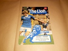 Millwall chester programma usato  Vo