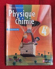 Physique chimie programme d'occasion  Paris XX