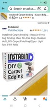 Instabind carpet binding for sale  Goodyear