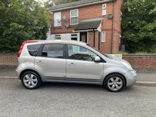 Nissan note silver for sale  BIRMINGHAM