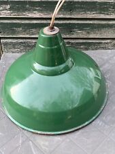 Green industrial pendant for sale  KING'S LYNN