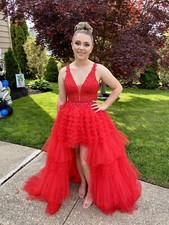 Prom dress red for sale  Burlington