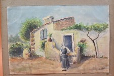 Dessin original xxème d'occasion  Châtillon-sur-Indre
