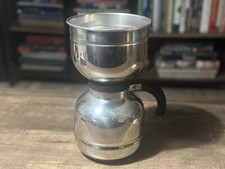Cafetera vintage de sifón de vacío Nicro de acero inoxidable segunda mano  Embacar hacia Mexico