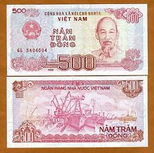 Vietnã, 500 Dong, 1988 (1989), P-101, UNC Porto Marítimo, Barcos, usado comprar usado  Enviando para Brazil
