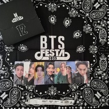 CONJUNTO COMPLETO DE CARTÕES FOTOGRÁFICOS BTS FESTA COM BANDANA comprar usado  Enviando para Brazil