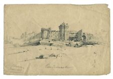 1848 ruines château d'occasion  Anet