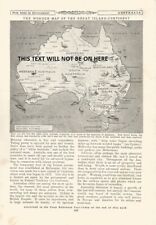 Australia map explorers for sale  Shipping to Ireland