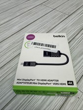 Adaptador Belkin Mini Display Porta-para-HDMI, Preto/Branco comprar usado  Enviando para Brazil