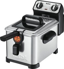 Używany, Frytkownica Tefal Filtra Pro Premium 4L cyfrowa FR517170 - czarna/stal nierdzewna na sprzedaż  Wysyłka do Poland
