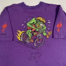Camiseta Rat Fink Ed Roth Vintage Anos 90 Especializada 1994 Extra Grande Bicicleta de Ciclismo RARA, usado comprar usado  Enviando para Brazil