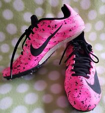 Damas NIKE Zoom Rival S 9 Rosa Caliente Pintura Salpicaduras Sprint Pista Spike Zapato, 7 segunda mano  Embacar hacia Argentina