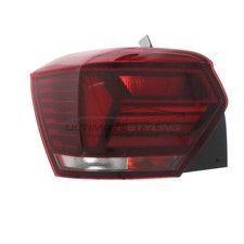 Luz traseira VW Polo 2017-2022 vermelha escura abajur traseiro surround lente lateral do passageiro comprar usado Luz traseira VW Polo 2017-2022 vermelha escura abajur traseiro surround lente lateral do passageiro comprar usado  Enviando para Brazil