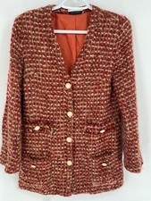 Jaqueta blazer vintage anos 70 ROSEBANKS alta costura xadrez lã tartan botão tamanho M comprar usado  Enviando para Brazil