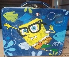 Bob Esponja Calça Quadrada Deep Sea Explorer 2011 Lancheira de Metal Azul 7,75x6x2,75” comprar usado  Enviando para Brazil