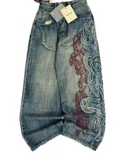 Pantalon jean baggy d'occasion  Paris XX