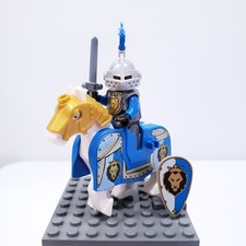 Minifigura Lego 2013 Castle Kings Knight com cavalo e bardo (cas532) 70404 comprar usado  Enviando para Brazil