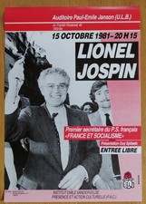 Affiche politique lionel d'occasion  Prades