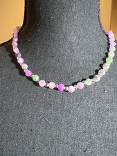 Collana perle tormalina usato  Pescara