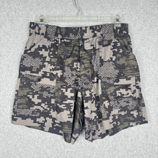 Shorts de pesca tática masculino AFTCO verde camuflagem Digi 32 - 36 elástico ripstop náilon, usado comprar usado  Enviando para Brazil