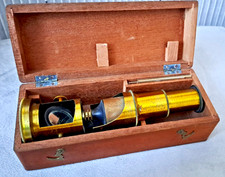 Ancien microscope laiton d'occasion  Carrières-sur-Seine