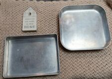 2 sartenes vintage para hornear/asar de aluminio  segunda mano  Embacar hacia Mexico