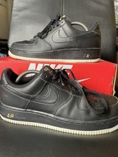 Nike Air Force 1 Low 07 Leaf Crest Logo Preto Masculino Reino Unido 9 Treinador AA4083-014 comprar usado  Enviando para Brazil