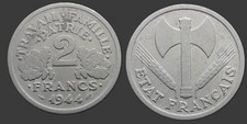 1944 2 francs d'occasion  Paris I