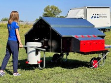 Pollaio caravan mobile usato  Trevenzuolo