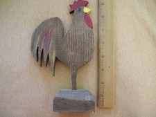 Wood rooster 8.25 for sale  Rainier