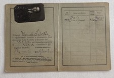 Cartellino originale autografo usato  Torino