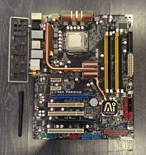 PLACA BASE ASUS P5K PREMIUM REV 2.0 WIFI + INTEL Q6600 SOCKET 775 MOTHERBOARD comprar usado  Enviando para Brazil