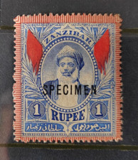 Zanzibar 1899 blue for sale  UK