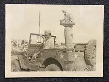 Usado, Soldados do Exército Dirigindo em Jeep Automóvel Militar Foto Antiga Vintage Instantânea comprar usado  Enviando para Brazil