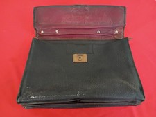 Vintage black leather for sale  Hudson