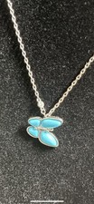 Turquoise butterfly necklace for sale  West Covina