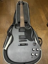 Guitarra elétrica Epiphone Epiphone Gothic SG preta fosca com estojo macio comprar usado  Enviando para Brazil