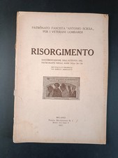 Libro risorgimento documenti usato  Italia