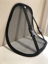 Usado, Suporte traseiro para cadeira rede fivela lombar leve ergonômico malha preta comprar usado  Enviando para Brazil