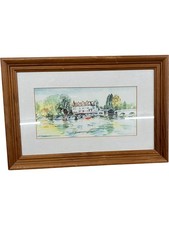 Scenic watercolour print for sale  EXETER