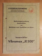 Rarität 1956 betriebsanleitun gebraucht kaufen  Könnern