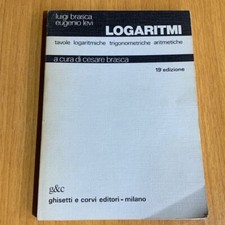 Logaritmi tavolo trigonometric usato  Morro d'Oro