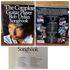 The Complete Guitar Player: Bob Dylan Songbook 1990 Arthur Dick livro de partituras comprar usado  Enviando para Brazil