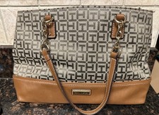 Bolsa de ombro feminina Tommy Hilfiger bolsa de compras monograma logotipo nova sem etiquetas comprar usado  Enviando para Brazil