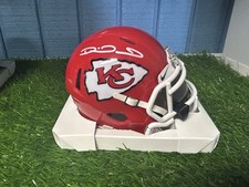 Mini capacete autografado Patrick Mahomes KC Chiefs autenticação Beckett comprar usado  Enviando para Brazil